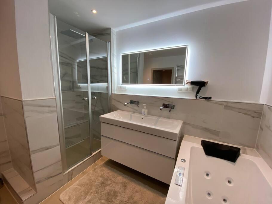 Luxury Apartment With Air Conditioning & Jaccuzzi Near Frankfurt Wiesbaden Hofheim am Taunus Exterior foto